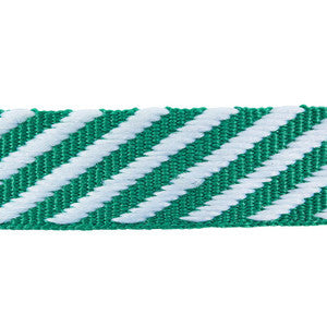 Twill Tape Emerald 76106 by Schumacher Designer Trim