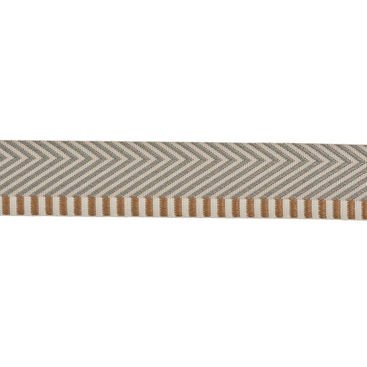 Chevron Twill Tape Natural 76111 by Schumacher Designer Trim Club Cavalier - Swanky Fabrics -