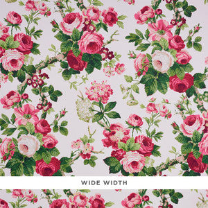 Nancy Floral Rose 5010840 by Schumacher Designer Wallpaper