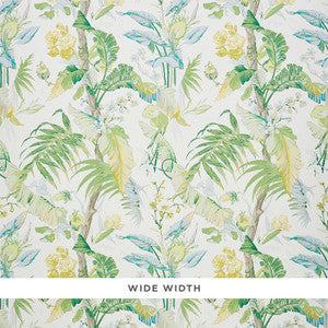 Tropique Citron 5010480 by Schumacher Designer Wallpaper