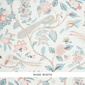 Campagne Peacock & Rouge 5010512 by Schumacher Designer Wallpaper