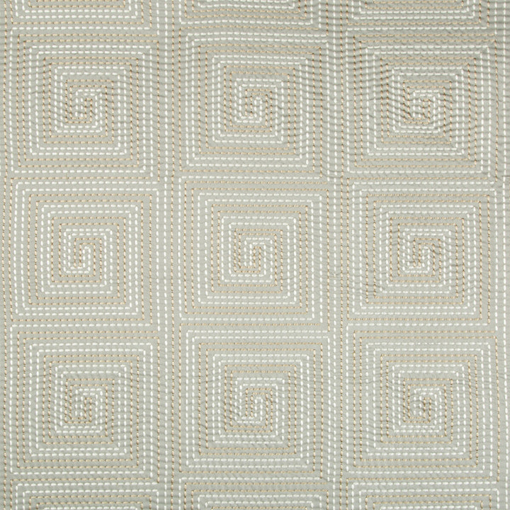 Edge Stitch Platinum by Kravet Couture Designer Fabric MODERN TAILOR COTTON - 65%;RAYON - 35% India HEAVY Horizontal: 17.31 and Vertical: 15.74 52 - Swanky Fabrics -