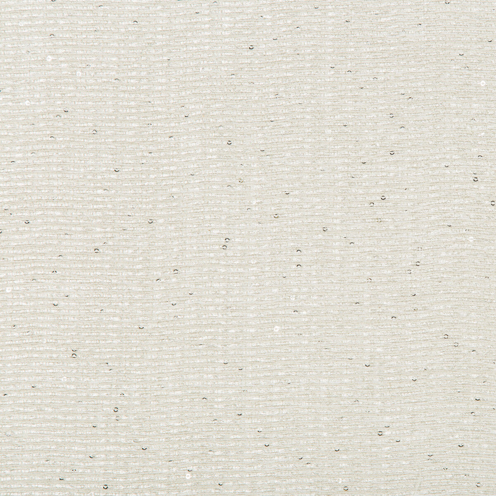 Tinseled Silver by Kravet Couture Designer Fabric SUE FIRESTONE MALIBU COTTON - 34%;POLYESTER - 30%;LINEN - 23%;RAYON - 13% United States Horizontal: and Vertical: 54 - Swanky Fabrics -