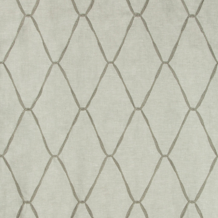 Looped Ribbons Mist by Kravet Couture Designer Fabric SUE FIRESTONE MALIBU LINEN - 100% Turkey Horizontal: 10.5 and Vertical: 6 98 - Swanky Fabrics -