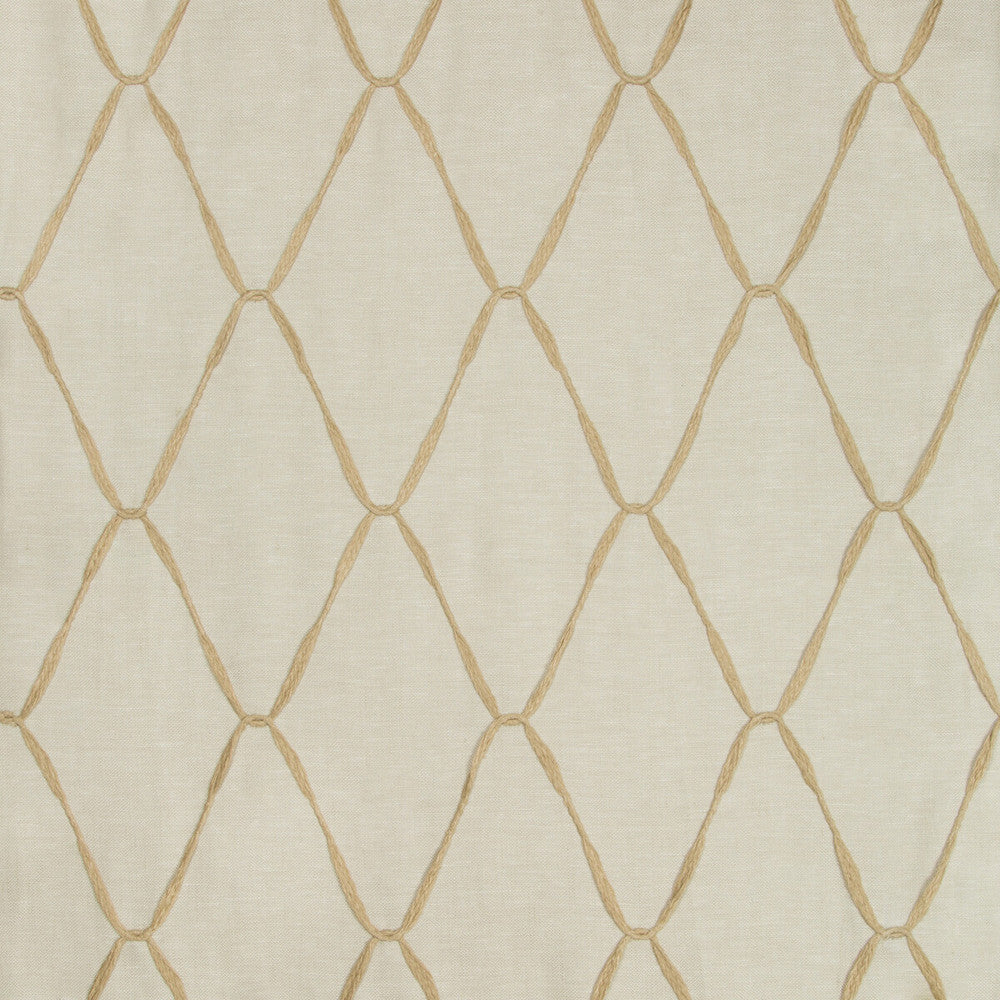 Looped Ribbons Linen by Kravet Couture Designer Fabric SUE FIRESTONE MALIBU LINEN - 100% Turkey - Horizontal: 10.5 and Vertical: 6 98 - Swanky Fabrics -