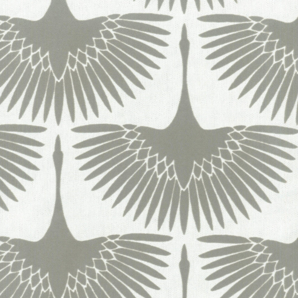 Flock Steam 450051 by Genevieve Gorder Designer Fabric - 100% Cotton Withacrylic flock fibers CHINA 3000 Horizontal: 4.5 and Vertical: 8.4 54 - Swanky Fabrics -