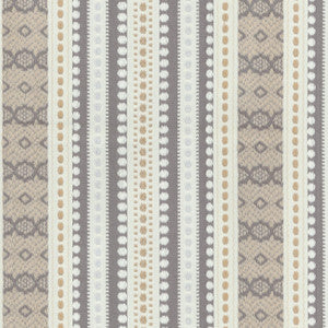 Ancient Stripe Dusk 450071 by Genevieve Gorder Designer Fabric