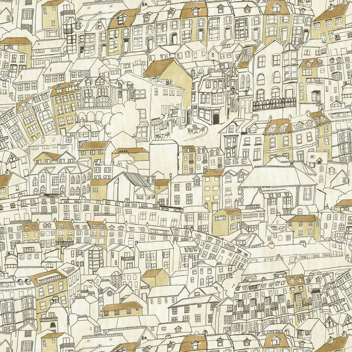 City Streets Resin Glow 450121 by Genevieve Gorder Designer Fabric LOS CLASICOS 100% Cotton U.S.A. Wyzenbeek 51,000 Horizontal: 27.00" and Vertical: 27.00" 54" - Swanky Fabrics -