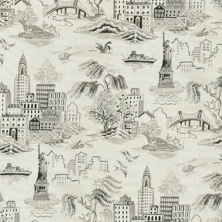 Gotham Chinoise Inked 450260 by Genevieve Gorder Designer Fabric - 100% COTTON USA 51000 Horizontal: 13.5 and Vertical: 25.25 54 - Swanky Fabrics -