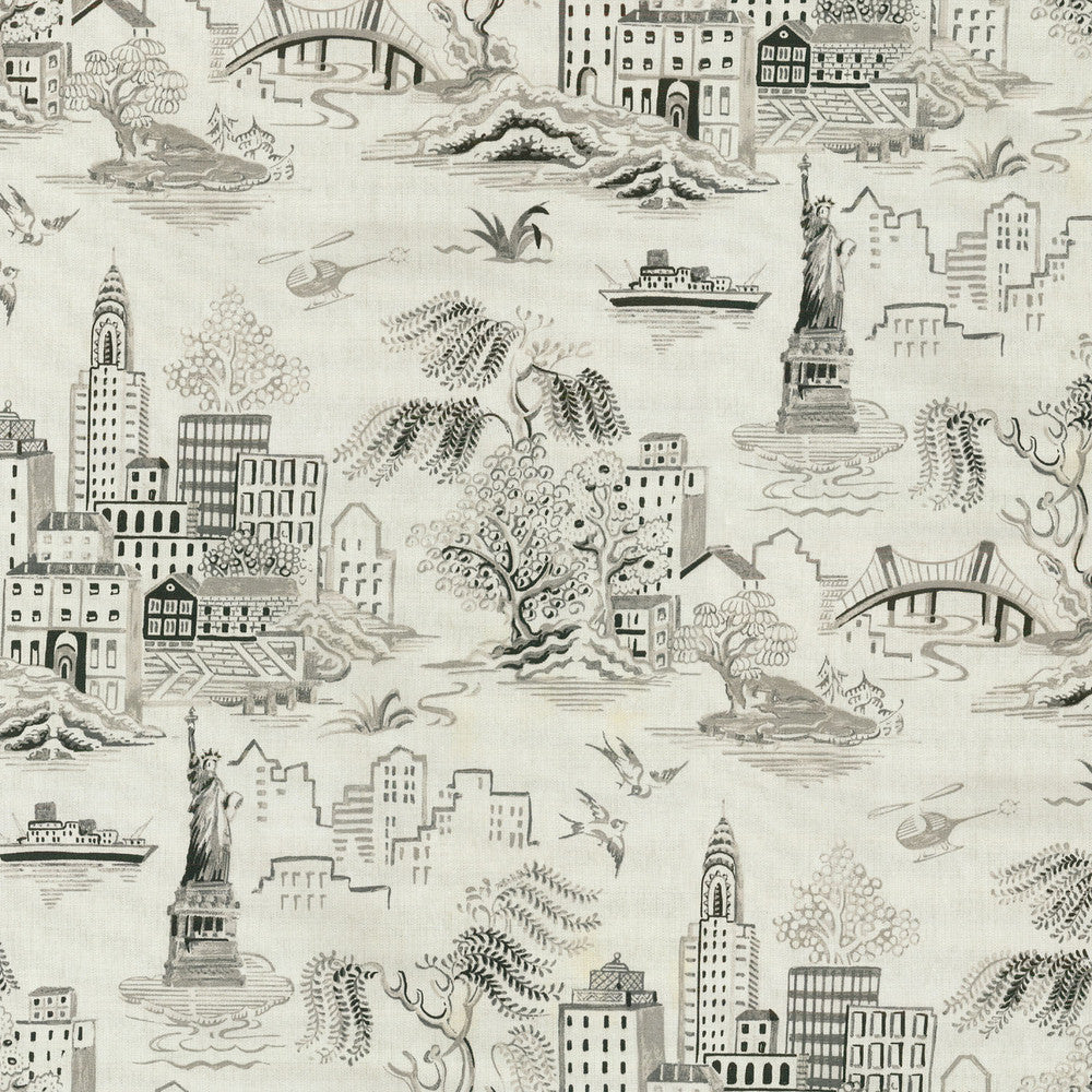 Gotham Chinoise Inked 450260 by Genevieve Gorder Designer Fabric SECOND VERSE 100% Cotton U.S.A. Wyzenbeek 51,000 Horizontal: 13.50" and Vertical: 25.25" 54" - Swanky Fabrics -