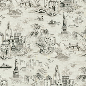 Gotham Chinoise Inked 450260 by Genevieve Gorder Designer Fabric