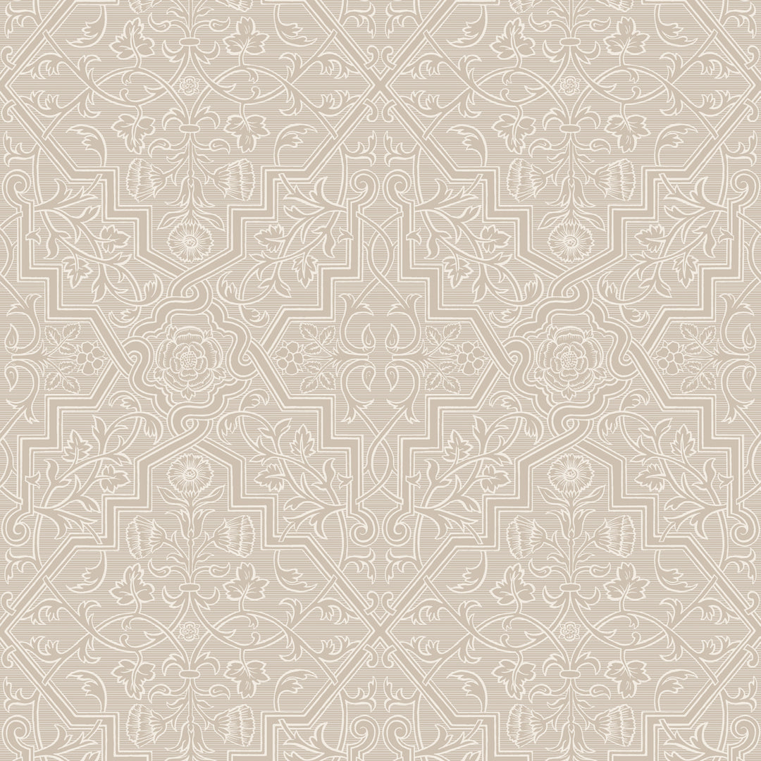 Rosenvinge Natural 4503 by Schumacher Designer Wallcovering