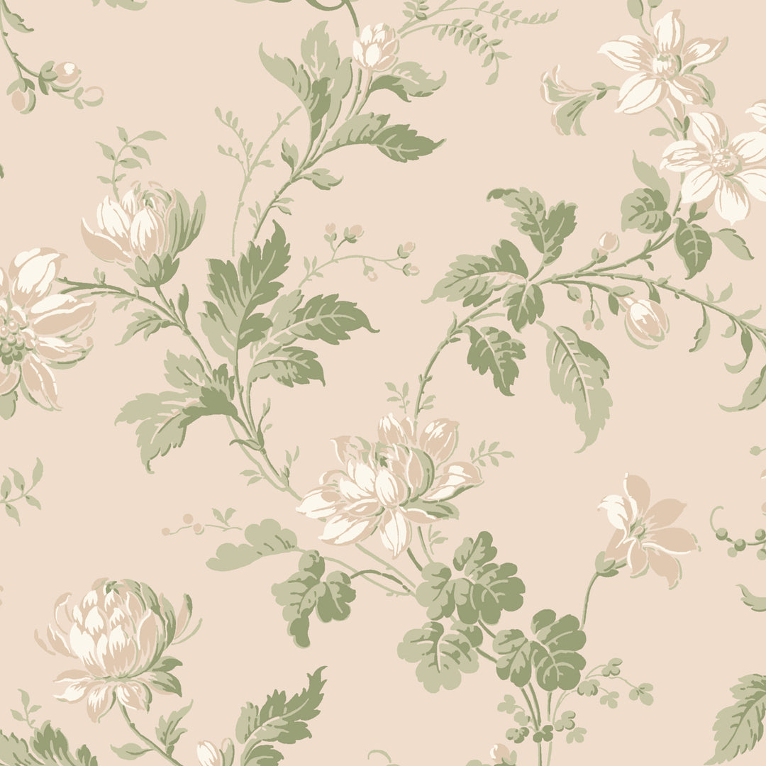 Blomslinga Leaf 4519 by Schumacher Designer Wallcovering
