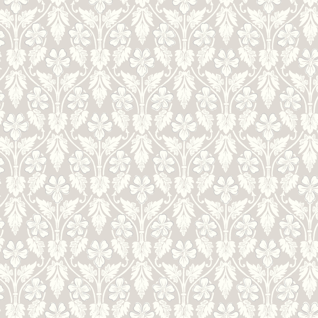 Nora Grey 4537 by Schumacher Designer Wallcovering