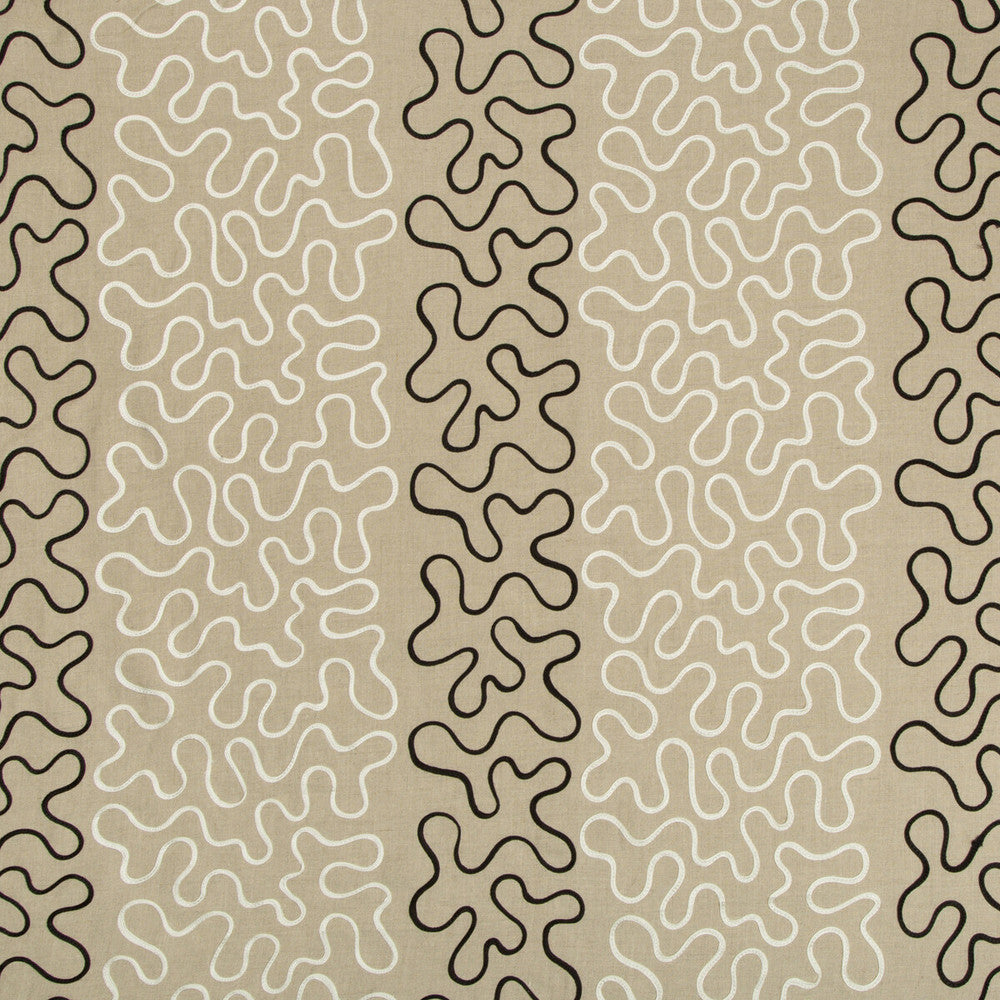 Doodle Flax by Kravet Design Designer Fabric KATE SPADE AMUSEMENTS LINEN - 80%;RAYON - 20% India Horizontal: 17 and Vertical: 9.75 52 - Swanky Fabrics -