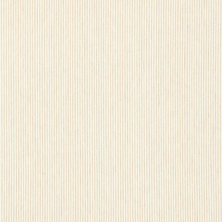 Wesley Ticking Stripe Sand 65982 by Schumacher Designer Fabric Sea Island Stripe - Swanky Fabrics -