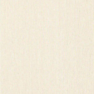 Wesley Ticking Stripe Sand 65982 by Schumacher Designer Fabric