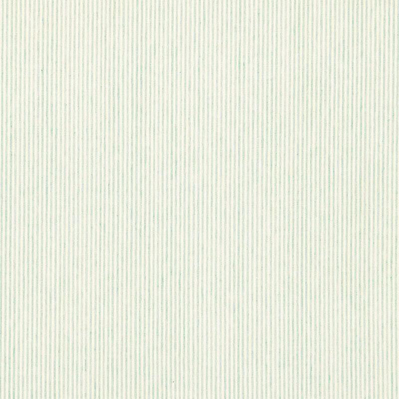 Wesley Ticking Stripe Aqua 65984 by Schumacher Designer Fabric Sea Island Stripe - Swanky Fabrics -