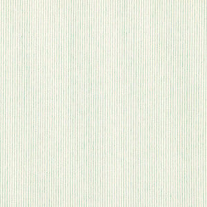 Wesley Ticking Stripe Aqua 65984 by Schumacher Designer Fabric