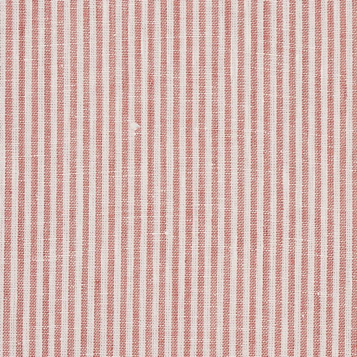Wesley Ticking Stripe Coral 65988 by Schumacher Designer Fabric New Traditional - Swanky Fabrics -