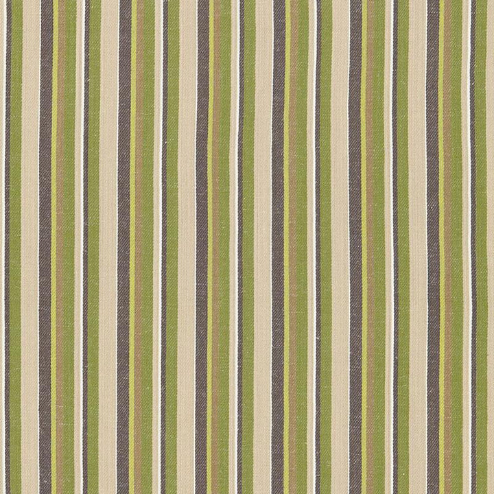 Kiawah Stripe Vert 66031 by Schumacher Designer Fabric Sea Island Stripe 4.12" - Swanky Fabrics -