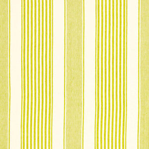 Summerville Linen Stripe Limeade 66091 by Schumacher Designer Fabric