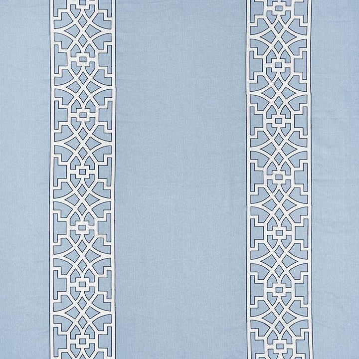 Don'T Fret Sky 66184 by Schumacher Designer Fabric Sheers & Casements 27.0" - Swanky Fabrics -