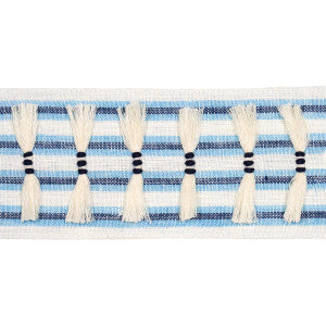 Eyelash Fringe Blue 81200 by Schumacher Designer Trim