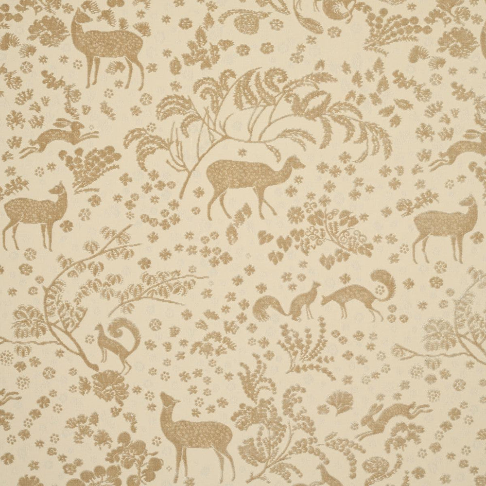 Arbor Forest Champagne 81311 by Schumacher Designer Fabric Velvet & Velvet Trims 26.75" - Swanky Fabrics -