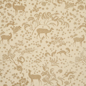 Arbor Forest Champagne 81311 by Schumacher Designer Fabric