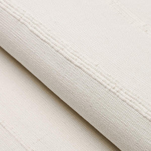 Cambaya Handwoven Stripe White 81392 by Schumacher Designer Fabric