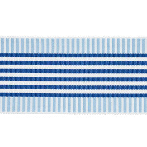 Keket Stripe Tape Blues 81690 by Schumacher Designer Trim