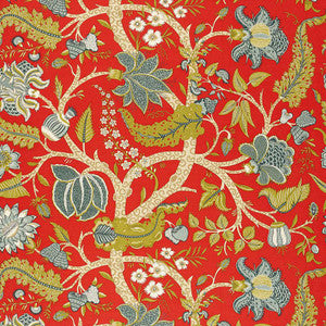Jaipur Tree Poppy 173543 by Schumacher Designer Fabric