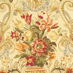 Aylesbury Vase Spice 173842 by Schumacher Designer Fabric