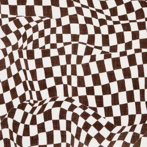 Loose Check Brown 180331 by Schumacher Designer Fabric