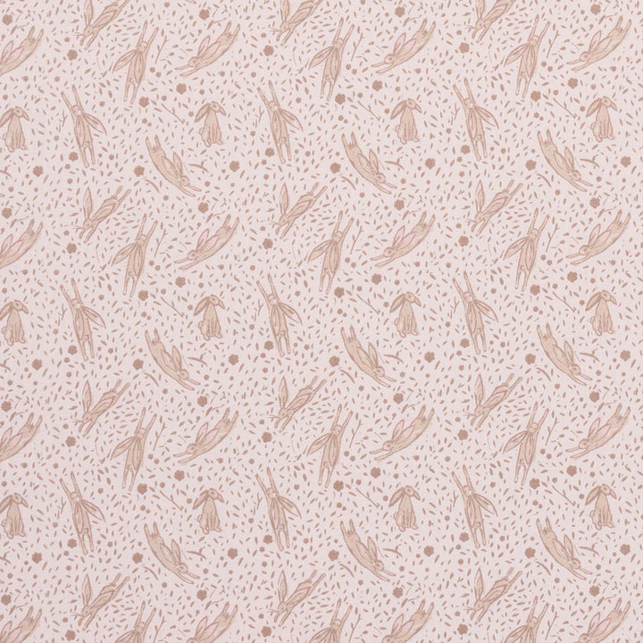 Rabbit High Performance Print Blush 180441 by Schumacher Designer Fabric Marie-Chantal 6.75" - Swanky Fabrics -