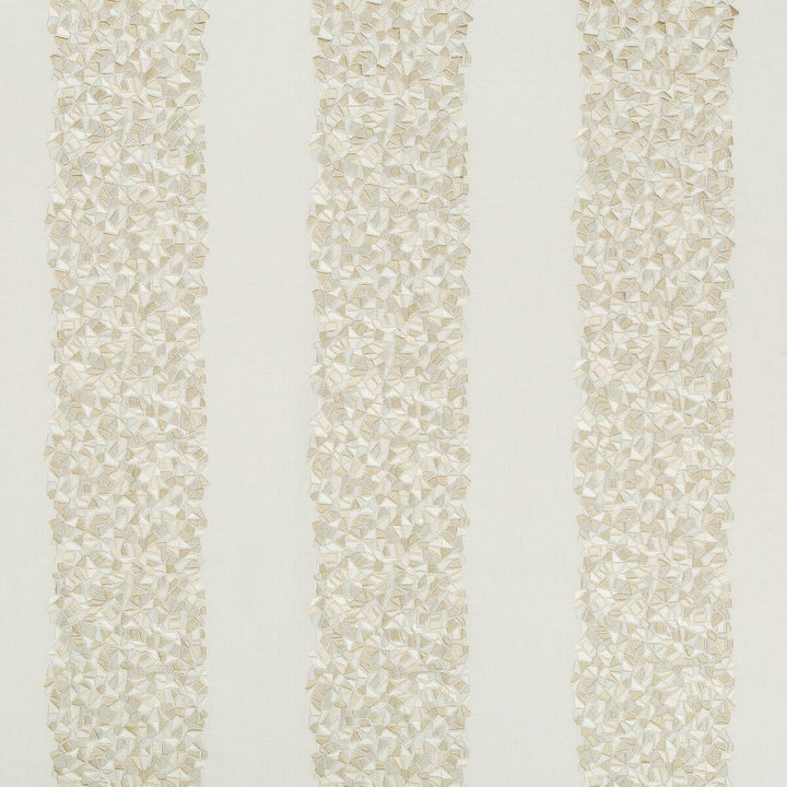 Sagano Alabaster by Kravet Couture Designer Fabric IZU COLLECTION LINEN - 34%;VISCOSE - 30%;COTTON - 22%;SPUN POLYESTER - 14% India LIGHT Horizontal: 8.1 and Vertical: 7.1 51 - Swanky Fabrics -
