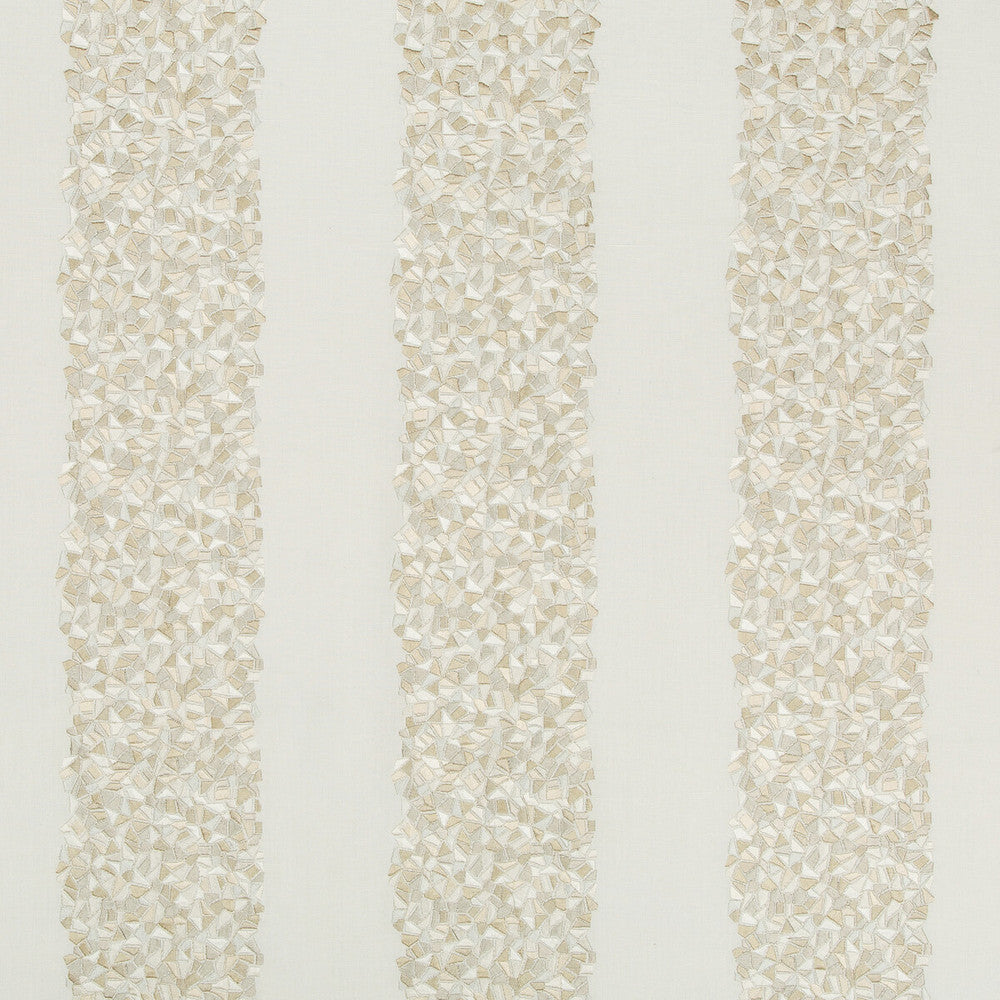 Sagano Alabaster by Kravet Couture Designer Fabric IZU COLLECTION LINEN - 34%;VISCOSE - 30%;COTTON - 22%;SPUN POLYESTER - 14% India LIGHT Horizontal: 8.1 and Vertical: 7.1 51 - Swanky Fabrics -