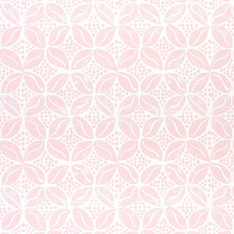 Coffee Bean Pink 5011140 by Schumacher Designer Wallpaper Molly Mahon 7.0" - Swanky Fabrics -