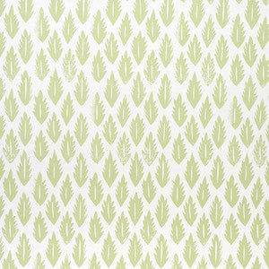 Leaf Grass Green 5011150 by Schumacher Designer Wallpaper
