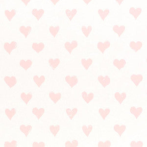 Hearts Pink 5011160 by Schumacher Designer Wallpaper
