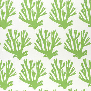 Coral Green 5011200 by Schumacher Designer Wallpaper
