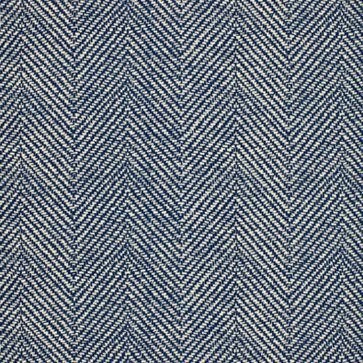 Chevron D'Ete Indoor/Outdoor Blue 173041 by Schumacher Designer Fabric Plein Air 18.0" - Swanky Fabrics -