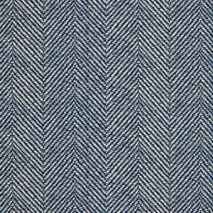 Chevron D'Ete Indoor/Outdoor Blue 173041 by Schumacher Designer Fabric