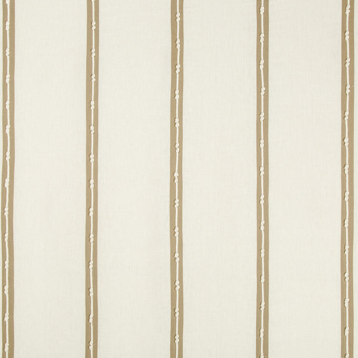 Knots Speed Ivory by Kravet Design Designer Fabric BARCLAY BUTERA SAGAMORE LINEN - 90%;COTTON - 10% India LIGHT Horizontal: 7 and Vertical: 2.5 44 - Swanky Fabrics -
