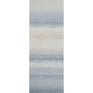Orissa Panel Blue & Natural 5011451 by Schumacher Designer Wallpaper