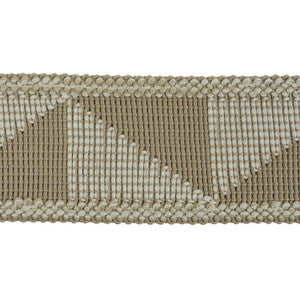 Teague Tape Indoor/Outdoor Neutral 78531 by Schumacher Designer Trim