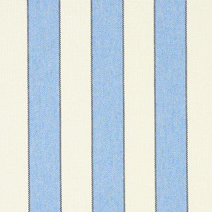 Blumont Stripe Indoor/Outdoor Blue 79050 by Schumacher Designer Fabric