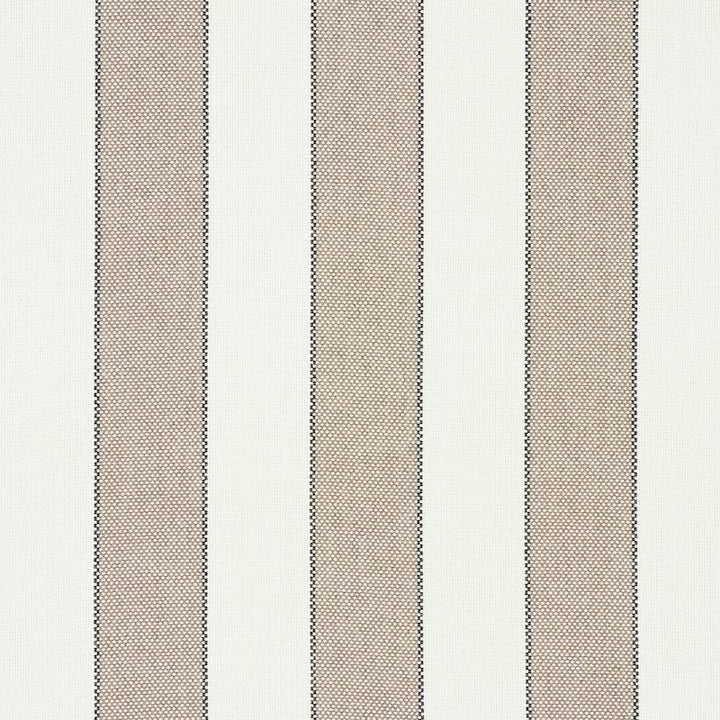 Blumont Stripe Indoor/Outdoor Stone 79051 by Schumacher Designer Fabric Indoor/Outdoor: Prints & Wovens 1.88" - Swanky Fabrics -