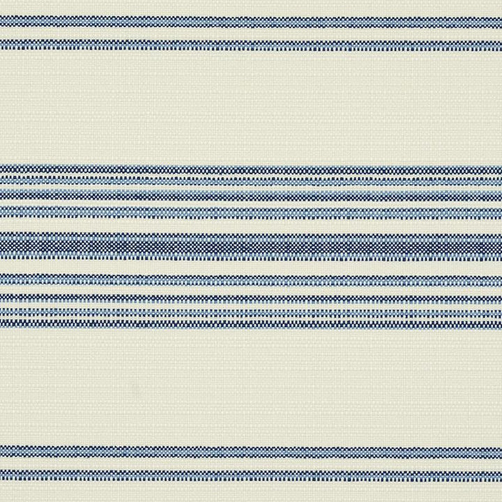 Solana Stripe Indoor/Outdoor Navy 79330 by Schumacher Designer Fabric Indoor/Outdoor: Prints & Wovens - Swanky Fabrics -
